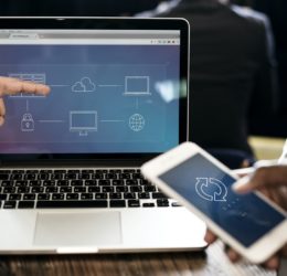 Laptop and iphone